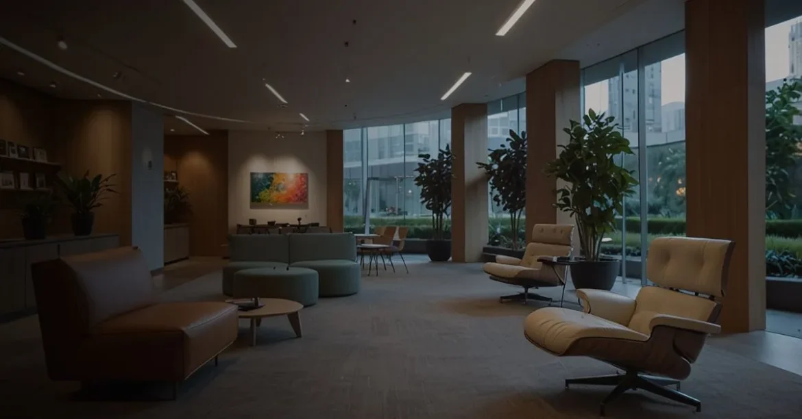 Modern experiential office space in India designed for collaboration and employee engagement in 2026 | Sirf Broker