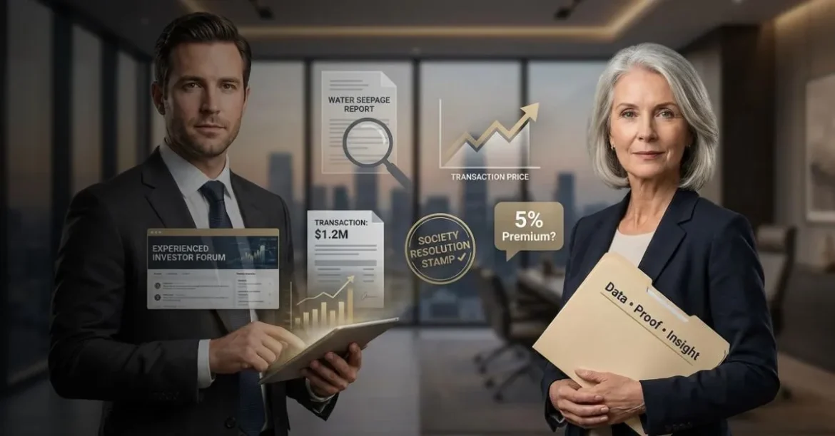 Property buyer listening carefully as real estate broker gives clear and confident answer during consultation in India | Sirf Broker