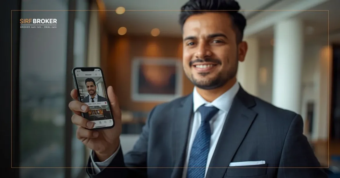 Real estate broker using Instagram to build credibility, showcase listings and gain trust from property buyers.