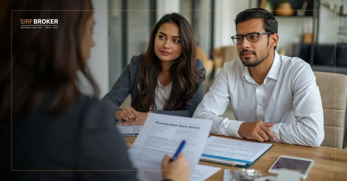 Questions buyers should ask before buying a flat or plot shown through real estate consultation and document review.