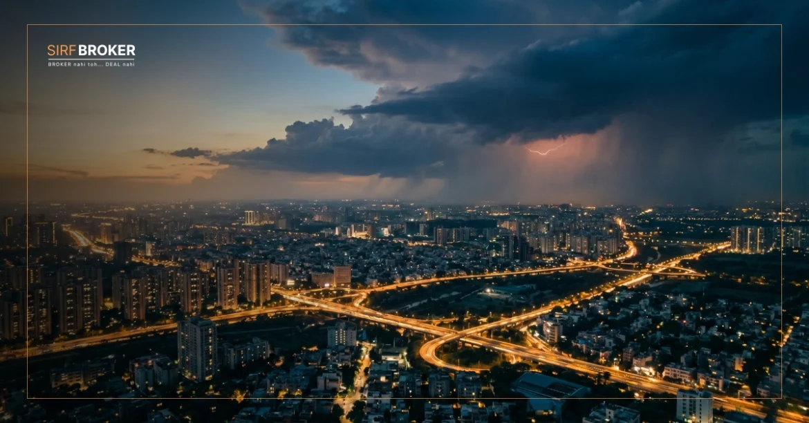 Delhi NCR real estate during global uncertainty showing which property markets may stay strong or risky.